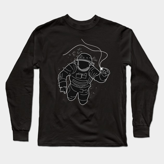 Life in Space Long Sleeve T-Shirt by siddick49